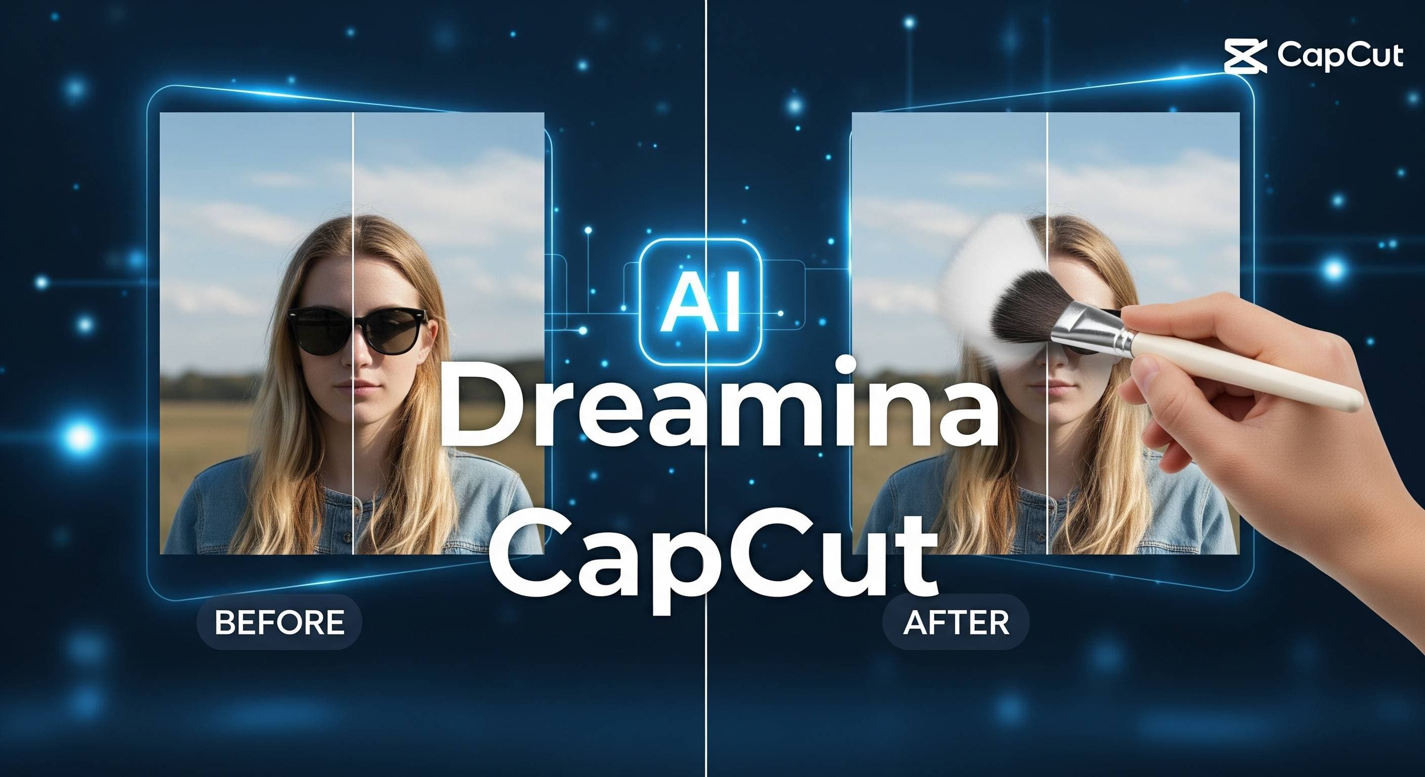Xoá vật thể trong ảnh bằng capcut dreamina miễn phí