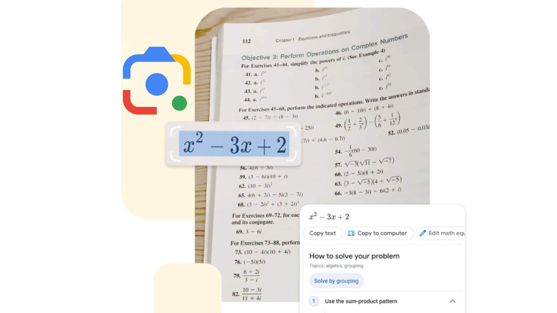 Giải bài tập thông minh bằng AI với Google Lens