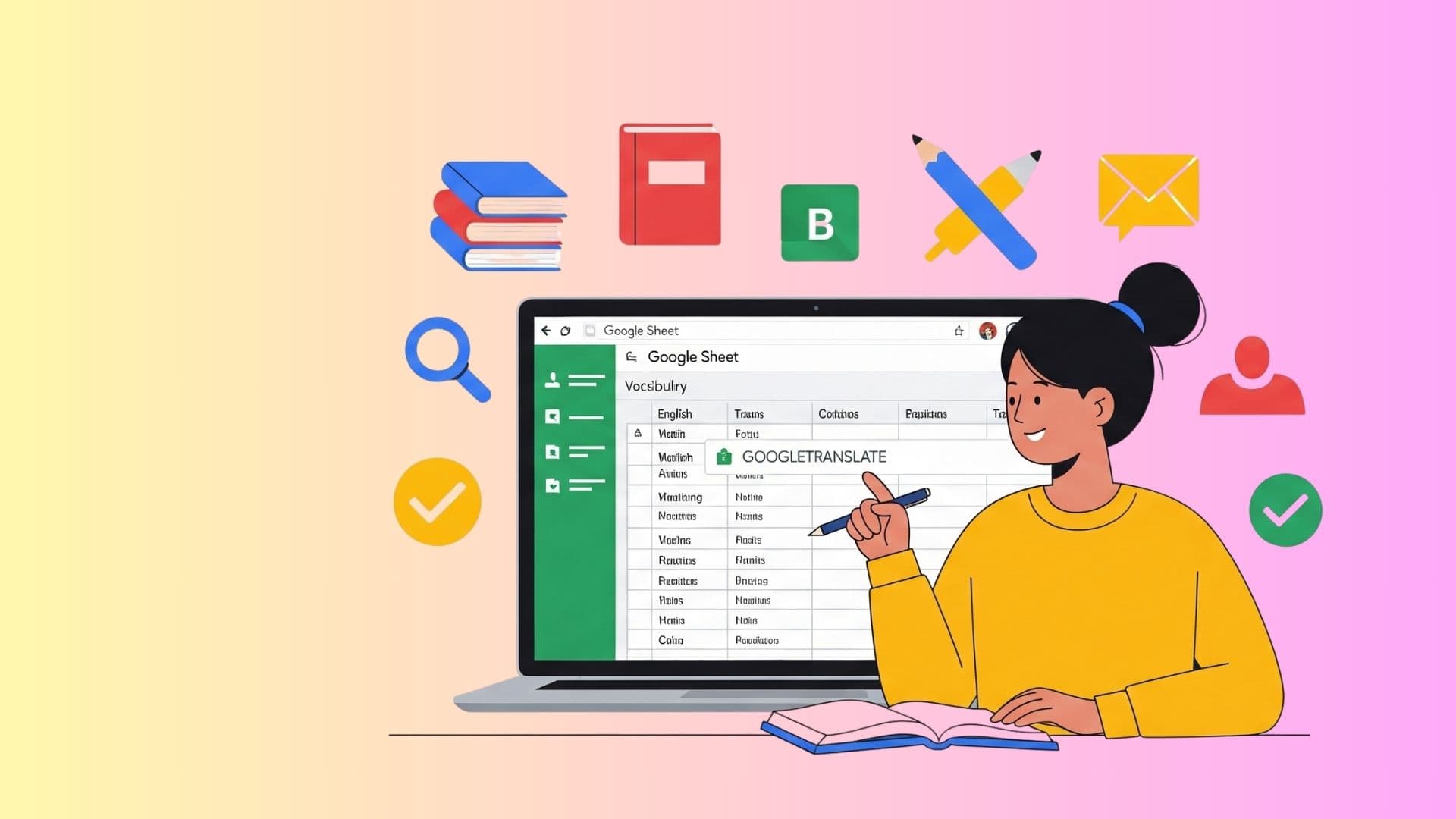 Tăng tốc học từ mới gấp 3 lần với AI trong Google Sheet