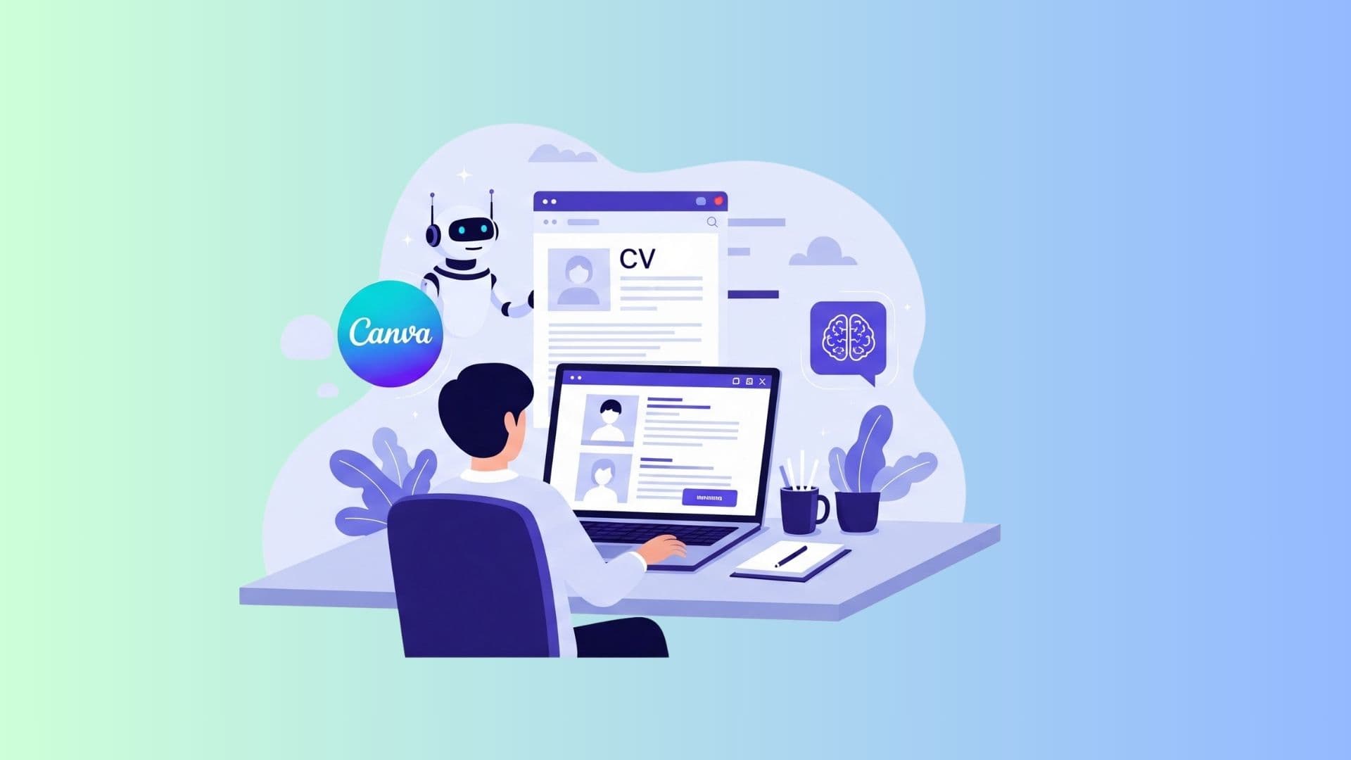 Thiết kế CV chuyên nghiệp và thu hút với AI trong Canva