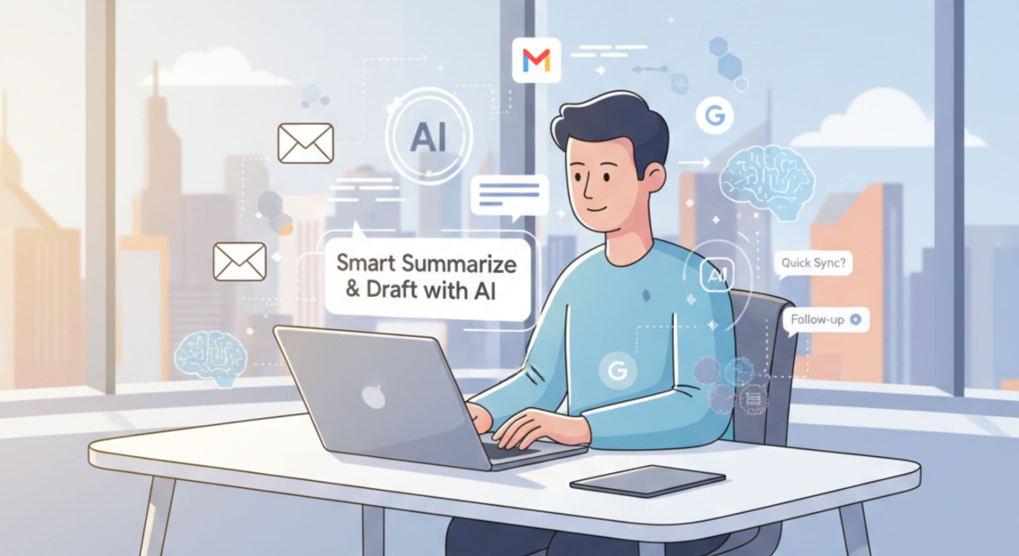 Tóm tắt và trả lời email thông minh với Gmail AI