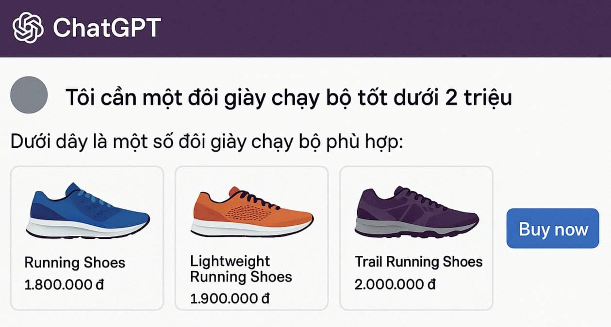 Nâng cấp trải nghiệm mua sắm trọn gói trong Chatgpt?